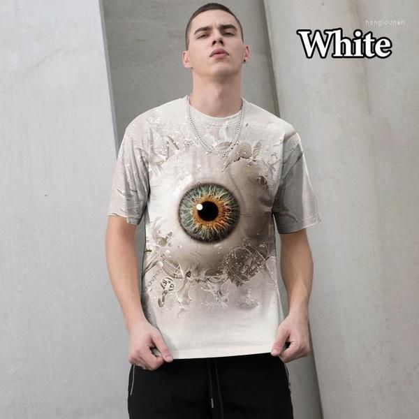 Männer T Shirts 2023 Lustige Persönlichkeit 3d Augen Gedruckt T-shirt Mode Hip-hop Harajuku Stil Streetwear Tops