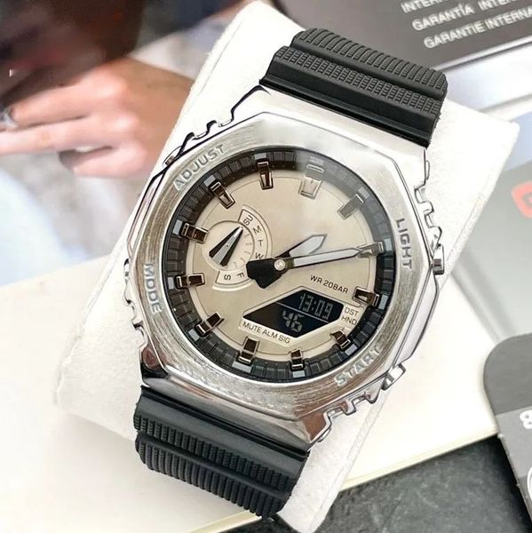 Мужские часы, дизайнерские повседневные часы, высококачественные роскошные спортивные кварцевые водонепроницаемые часы 48 мм ограниченной серии