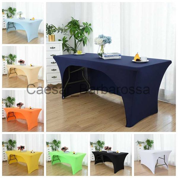 Spandex spandex table covers Cover for Weddings, Banquets, Birthdays, and Parties - One-Sided Open Design with Nice Look (X0704)