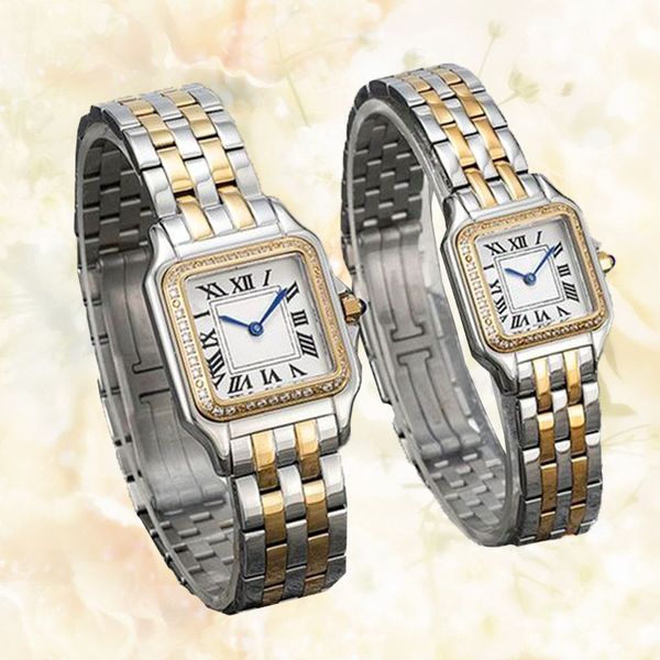 Relógio tanque aaa para venda senhora elegante, ouro amarelo, aço inoxidável, mostrador automático de prata, relógio feminino de 30 mm, relógio de design de alta qualidade, movimento masculino, relógios de pulso 37 mm
