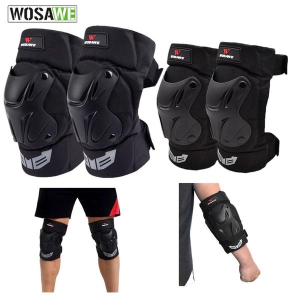 Supportare cinghie regolabili Wosawe Sports Sports Cycling Motorcycle Ski Snowboard Bike Bike Balleyball Support Knee Elbow Pads Eva Protector