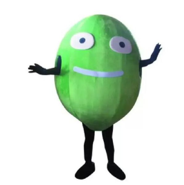 Vendita in fabbrica bambola di melone verde costumi mascotte vestito da partito operato personaggio dei cartoni animati vestito vestito adulti taglia carnevale Pasqua abbigliamento a tema pubblicitario