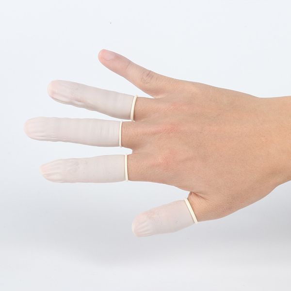Практическая практика для ногтей отображение 1000 PCSprotective Pingper Contip Glops Gloves одноразовые латексные латексные кроватки для макияжа безопасности на рабочем месте 230704