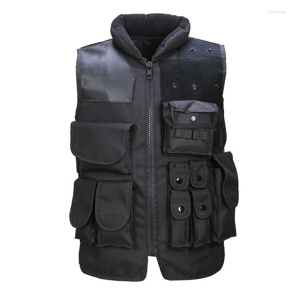 Gilet da uomo Gilet tattico Fan militare Abbigliamento da allenamento all'aperto Uniforme da combattimento Imitazione Body Armor Real Cs Stab Proof