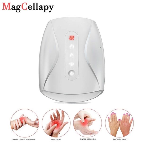 Massageador facial para mãos, dispositivo elétrico, ponto de acupuntura, massagem sem fio com pressão de ar e compressão de calor para mulheres, beleza 230704