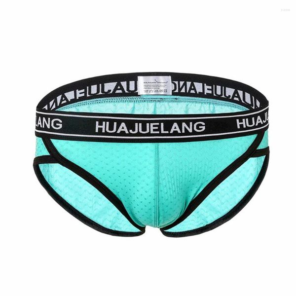 Mutande da uomo Slip a vita bassa Biancheria intima traspirante Uomo Sexy BIkini Trunks Soft Comfort Bulge Pouch Mutandine