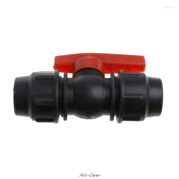 Attrezzature per l'irrigazione 20mm/25mm/32mm Tubo dell'acqua Connettore valvola rapida Accessori per valvole a sfera per tubi in PE