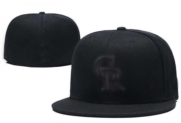 Gute Qualität Rockies CR-Buchstabe Baseballkappen Casquettes Chapeus für Männer Frauen Sport Hip Hop Mode Knochen angepasste Hüte H2-7,5