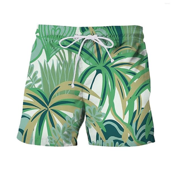 Shorts masculino 2023 Calça de banho com estampa de camuflagem 3D Praia Roupa de praia de secagem rápida Roupa de banho Prancha de surf