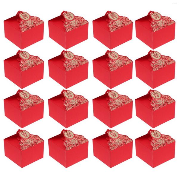 Confezione regalo Scatole nuziali Caramelle Astuccio in carta cinese Contenitore per cupcake Bomboniere Bomboniere al cioccolato Bomboniere Borse Porta forniture Panetteria