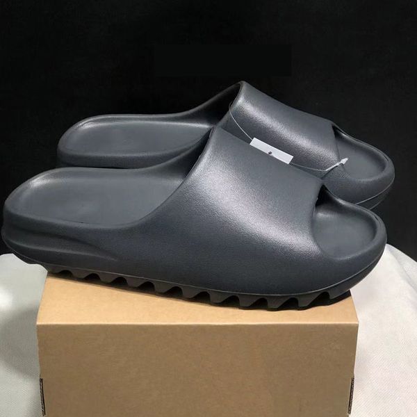 Pantofole di design con scivolo in schiuma per uomo Donna Sandali Clog EVA Comodo bagliore verde fuliggine Onice Nero Osso Resina Desert Sand Slides Slider