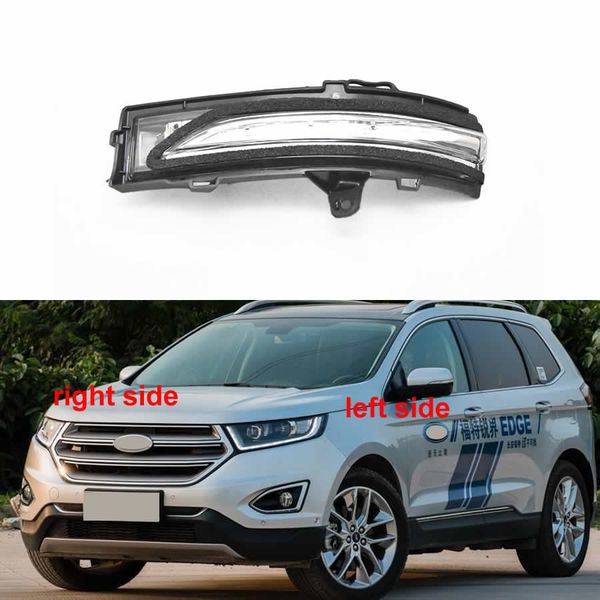 Для Ford Edge 2015 2016 2017 - 2020 автомобильные аксессуары заднего вида бокового зеркала сигнал поворота