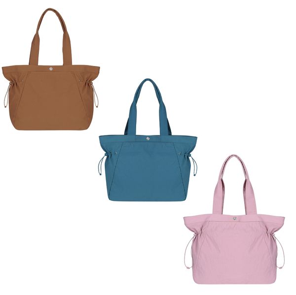 Spiegelqualitätstasche Lulu Toilettenartikel Luxurys Nylonhandtasche Pochette Mode Damen Designer Clutch Gürteltasche Side Cinch Tote Männer Umschlag Umhängetaschen Wochenende Cross Body