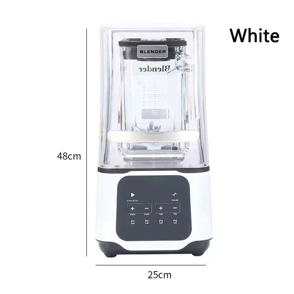 110V 220V Eis Brecher Saft Maker Obst Mixer Mixer Elektrische Sound Proof Abdeckung Mixer Leise Eis Mixer Smoothie Maker