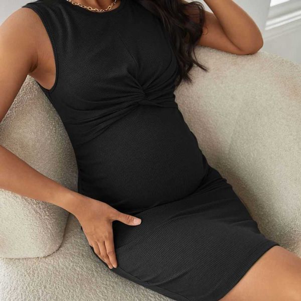 2023 novo skincare respirável casual regata feminina grávida saia vestido de maternidade para chá de bebê enfermagem