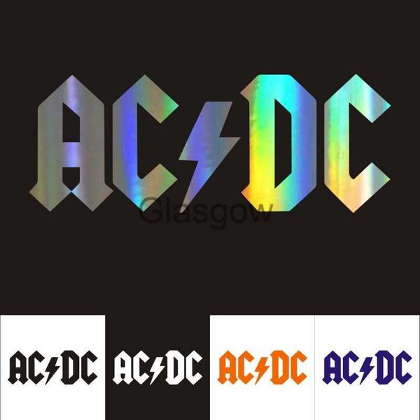 Adesivos de carro Adesivos de carro 30CM116CM ACDC Adesivos de carro de desenho animado Motos Decoração 3D Refletivo Estilo de carro Adesivo personalizado x0705