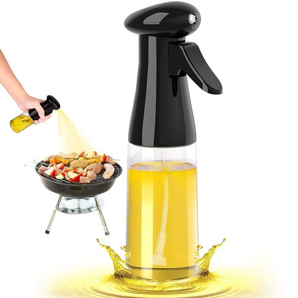 210ml Zeytin Yağı Sprey Barbekü Pişirme Mutfak Pişirme Zeytinyağı Püskürtücü Yağ Sprey Boş Şişe Sirke Şişe Yağ Dispenser Salatası G0705