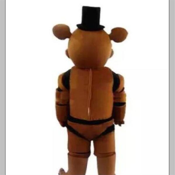 2018 Fabbrica cinque notti al FNAF di Freddy Costume della mascotte di Freddy Fazbear Mascotte del fumetto Costume della mascotte personalizzato281r