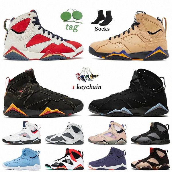 alta qualità Jumpman 7 Scarpe da basket 7s Trophy Room Citrus Afrobeats Sapphire Citrus Chambray Oregon Ducks Pantone Flint Bordeaux PatGAfb #