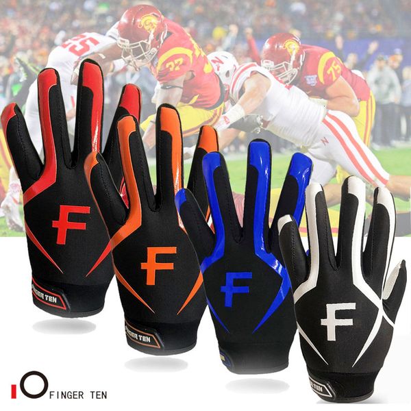 Guanti Sportivi Football Americano Rugby Ricevitore Giovani Adulti Uomo Grip per Bambini Durevole Traspirante Flessibile Goccia 230704