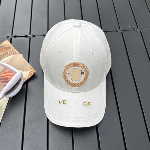 Designer Versage Hat Vercace Boné Novo Boné de Beisebol Moda Masculina Yangqi Net Red Hat Carta Infantil Bordado Protetor Solar no Verão