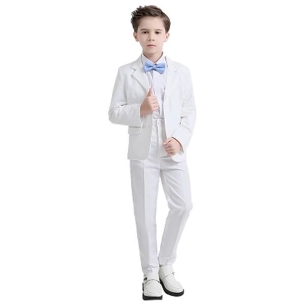 Kleider 2018 Neue Mode Weiß/Schwarz Baby Jungen Anzug Kinder Blazer Jungen Anzug für Hochzeiten Abschlussball Formelle Frühling Herbst Hochzeitskleid Jungen Anzüge