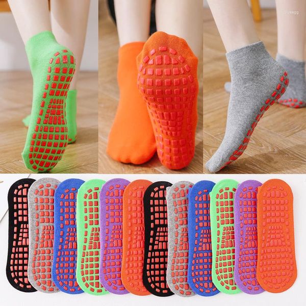 Frauen Socken 1 paar/Professionelle Trampolin Fabrik Abgabe Nicht-slip Boden Strumpf Erwachsenen Hause Baby Frühe Bildung Yoga socken.