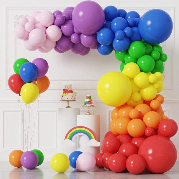 Party Dekoration Mehrfarbig Macaron Ballon Garland Arch Kits Geburtstag Dekor Baby Dusche Mädchen Hochzeit Globos
