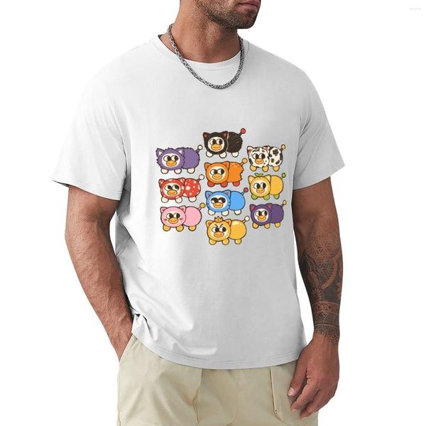 Regatas masculinas com padrão Peepy camiseta personalizada camiseta masculina pacote de camisas masculinas