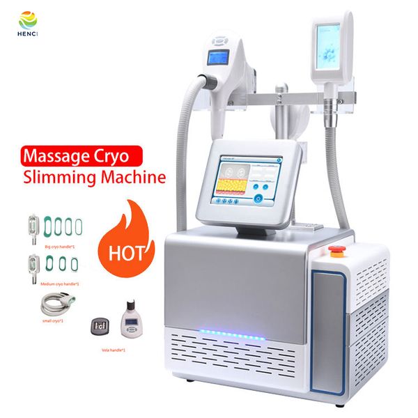 360 Fat Freezing Cryolipolysis Portable Cryolipolysis Fat Dissolvendo Machine With Double Chin Removal Handle