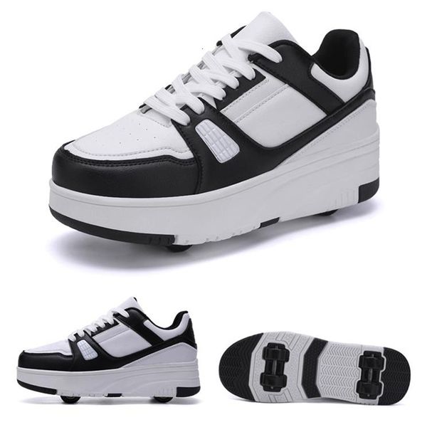 Sneakers MODX Bambini Moda Casual Sport Giocattolo Regalo Giochi Ragazzi 4 Ruote Sneakers Ragazze Stivali Ultra Light Rollerskate 230705