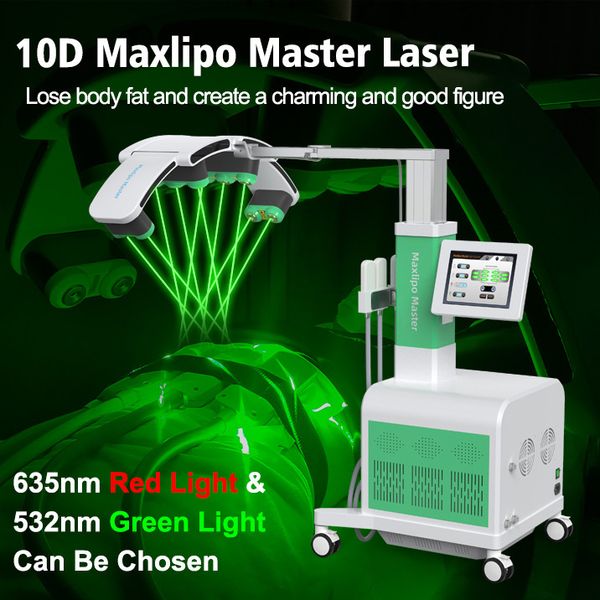 piastre cryo con ems 532nm luce verde 10d laser terapia macchina lipo macchina 10d max lipo master laser