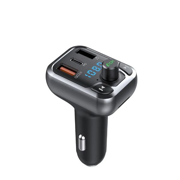 T68 Auto MP3 Player Bluetooth-kompatibel Hands-free FM Transmitter Schnelle Lade ladestecker Plug-in Karte/U disk