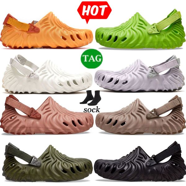 Neue 2023 dicke sohlen Sandalen Krokodil Gelb Menemsha Urchin Schuhe Frauen Männer Sommer Gleitet Designer Alias Mujer Hausschuhe TSM