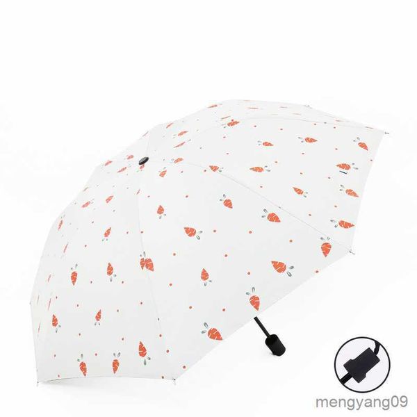 Guarda-chuvas automático dobrável anti-uv guarda-sol à prova de vento guarda-chuva feminino automático para meninas guarda-sol R230705