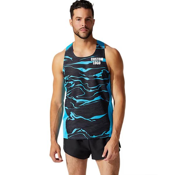 Autres articles de sport Marque Run Athletics Débardeur Runnning Speed Fitness Shirt Hommes Vêtements Guys Gilet sans manches Athlete Track Field Singlet 230704