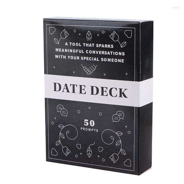 Cartões de lembrancinhas para festas Baralho de datas Jogo de cartas para casais românticos Jogos de tabuleiro Presentes de intimidade