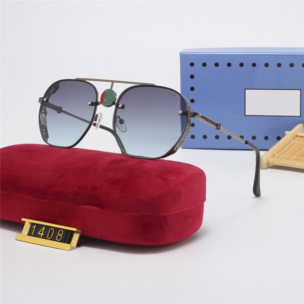 Wunderschöne Designer-Sonnenbrille mit Buchstabe G, für Damen und Herren, runde Sonnenbrille, Uv400, entspiegelt, polarisierende Vollrahmen-Sonnenbrille