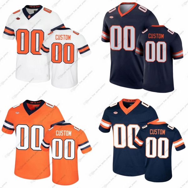 Пользовательский NCAA Syracuse Orange College Footbalt Jerseys Masters Oliver Perry Peterson Porter Reirden Simmons Jr. Wilson Denaburg Hawkins Stonehouse