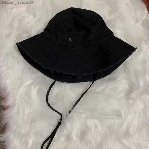 Ball Caps Luxury Ball Caps 2023 Cacquette Bob Wide Brim Hats Designer Bucket Hat для женщин Frayed Cap Jac Z230706