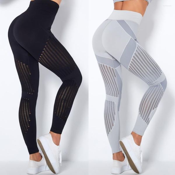 Aktive Hosen Hohe Taille Leggings Frauen 10% Spandex Blase BuSeamless Legging 2023 Gym Workout Push Up Leginsy Fitness