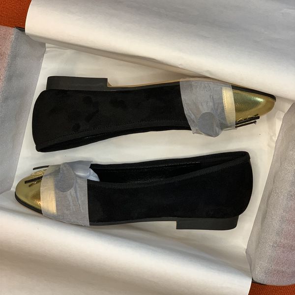 Pure Original Classic Small Fragrant Wind Single Shoes Women 2023 New Bow Leather Shoes Feminino Sapatos de Balé Planos Cor Combinando