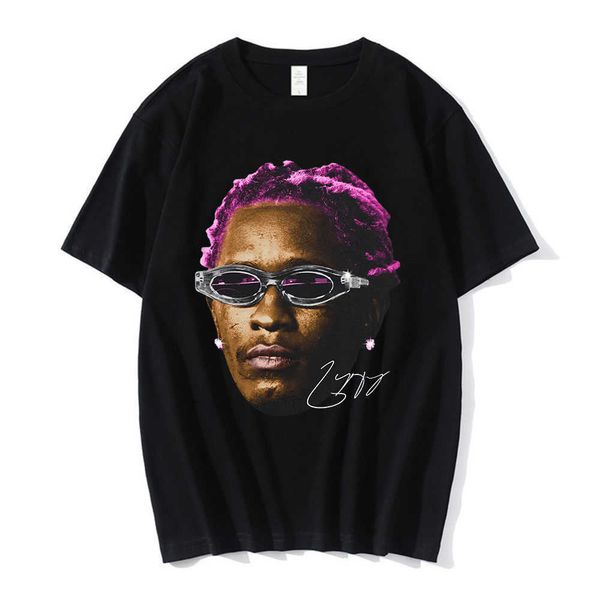 T-shirts masculino Rapper Young Thug Graphic Cirl