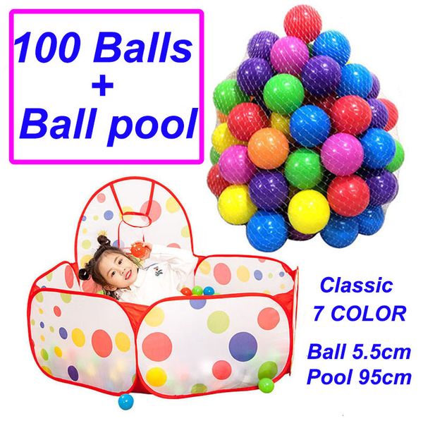 Balloon Ocean Balls Colors House на открытом воздухе палатки игрушки волны шарики вода для плиты плугарная яма 230704