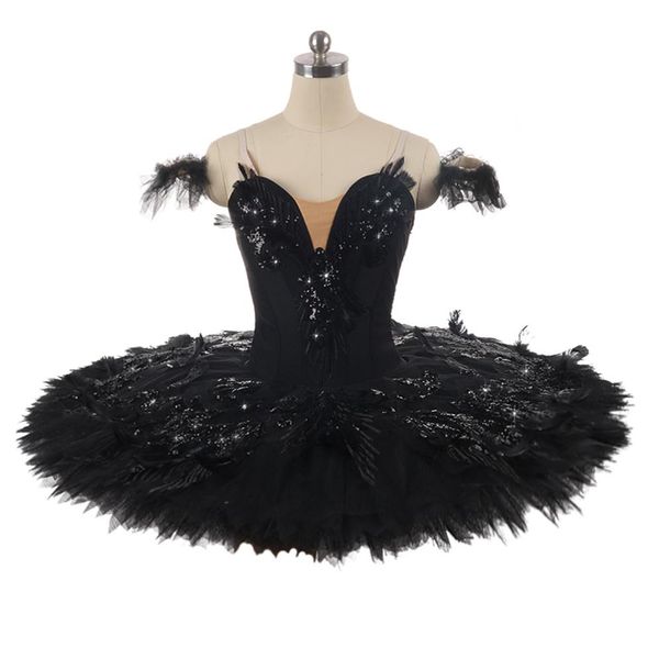 Black Swan Lake balé tutu profissional adulto tutu branco clássico meninas pássaro azul prato de panqueca balé tutu profissional para c232K