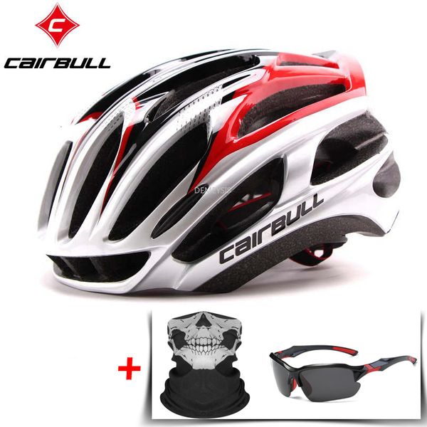 Caschi da ciclismo Casco da bici da strada CAIRBULL Caschi da bicicletta ultraleggeri Uomo Donna Mountain Bike Riding Ciclismo Casco modellato integralmente 230704