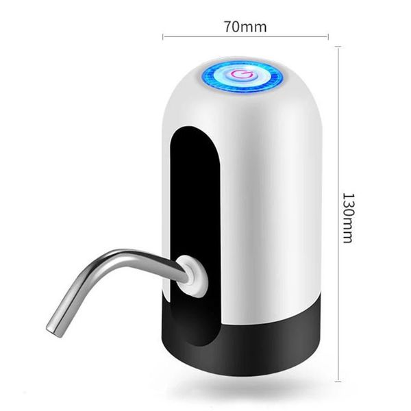 Vorhänge USB-Ladewasserflaschenpumpe Automatische Trinkwasserpumpe Tragbarer elektrischer Wasserspenderschalter für Wasserpumpgerät