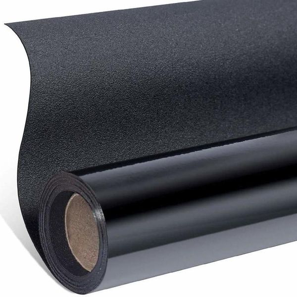 Punto statico cling totale pellicola di finestra blackout totale 100% UV bloccante finestra scura del film Migliore finestra di privacy nero tinta rimovibile