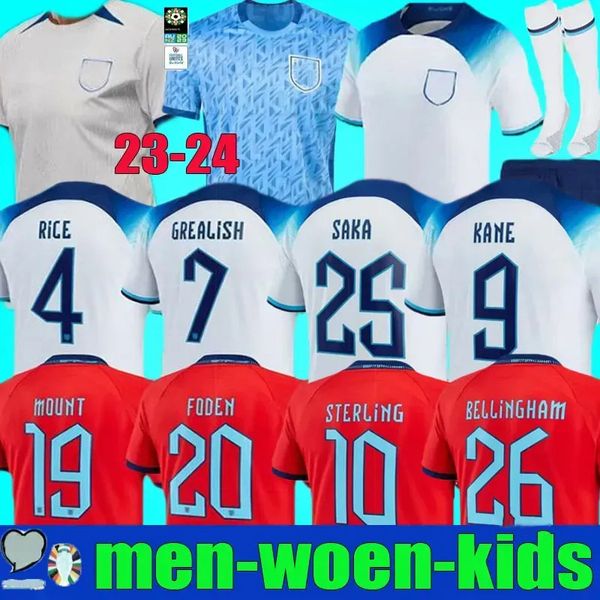 2023 2024 Inghilterra TOONE maglie da calcio Angleterre Coppa del Mondo Maglia da calcio femminile KIRBY WHITE BRIGHT MEAD 22 23 24 KANE STERLING RASHFORD