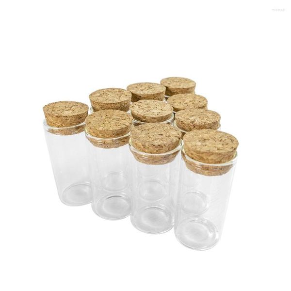 Vorratsflaschen 12 Stück 25 ml Größe 30 60 mm Reagenzglas mit Korkstopfen Gewürzbehälter Gläser Fläschchen DIY Handwerk